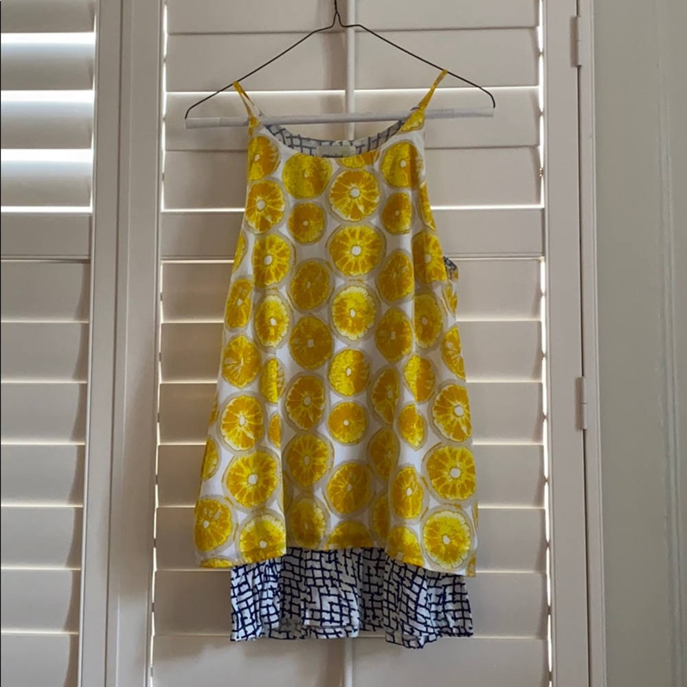Anthropologie Lemon Tank